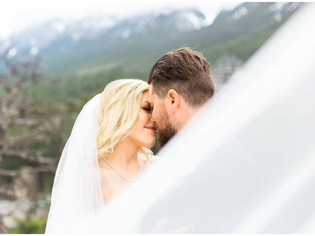 Myles and Stephanie&apos;s wedding in Banff, Alberta 1