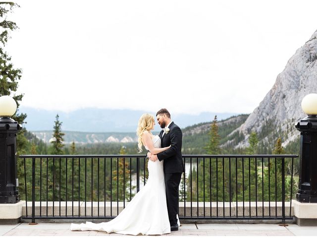 Myles and Stephanie&apos;s wedding in Banff, Alberta 11