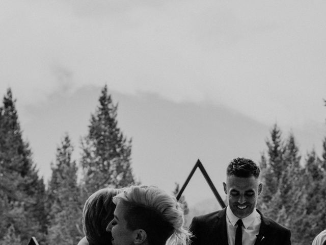 Chris and Michelle&apos;s wedding in Canmore, Alberta 34