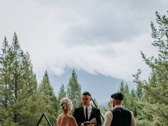 Chris and Michelle&apos;s wedding in Canmore, Alberta 38