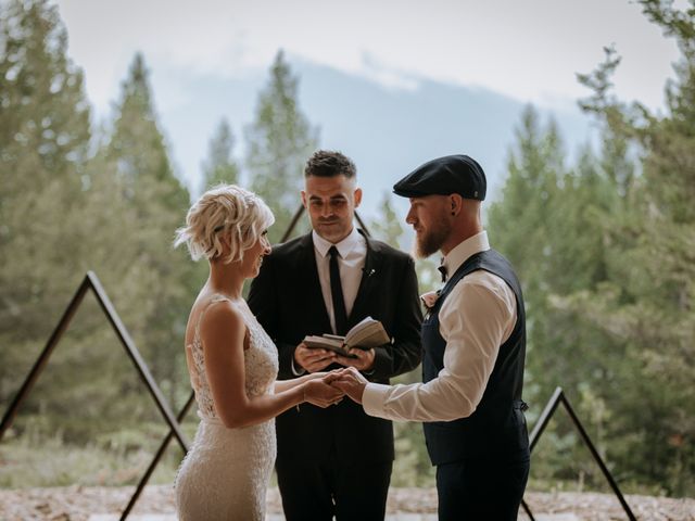 Chris and Michelle&apos;s wedding in Canmore, Alberta 46