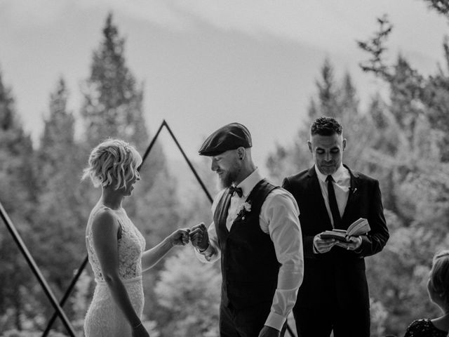 Chris and Michelle&apos;s wedding in Canmore, Alberta 49