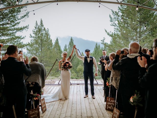 Chris and Michelle&apos;s wedding in Canmore, Alberta 51