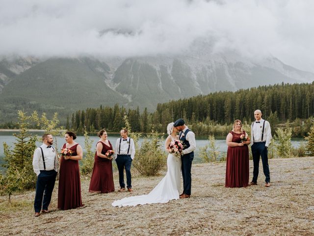 Chris and Michelle&apos;s wedding in Canmore, Alberta 54