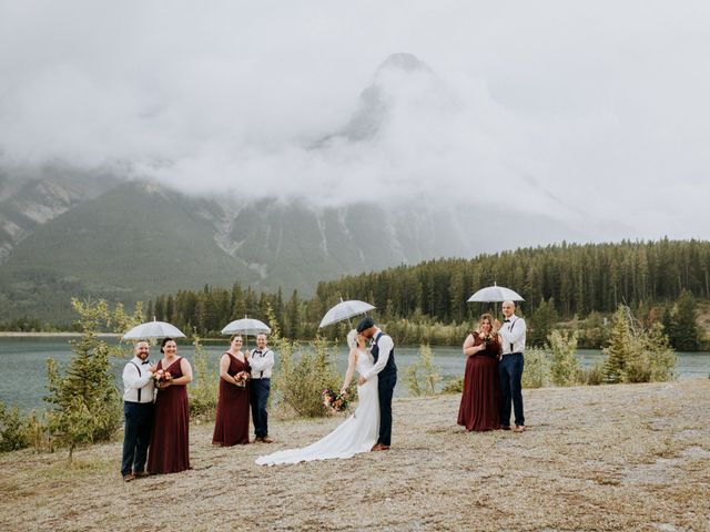 Chris and Michelle&apos;s wedding in Canmore, Alberta 56