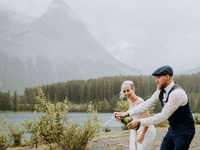 Chris and Michelle&apos;s wedding in Canmore, Alberta 59