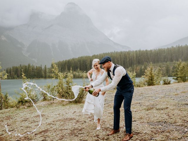 Chris and Michelle&apos;s wedding in Canmore, Alberta 60