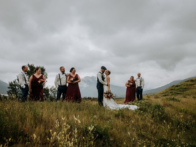 Chris and Michelle&apos;s wedding in Canmore, Alberta 62