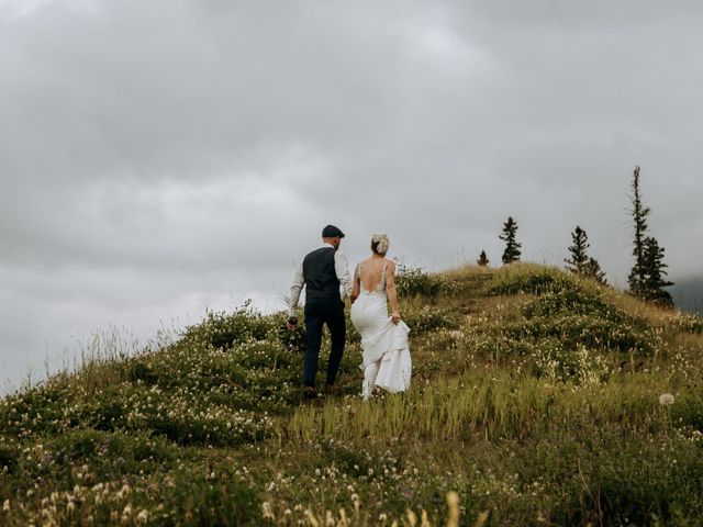 Chris and Michelle&apos;s wedding in Canmore, Alberta 63