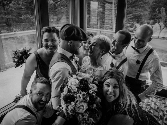 Chris and Michelle&apos;s wedding in Canmore, Alberta 71