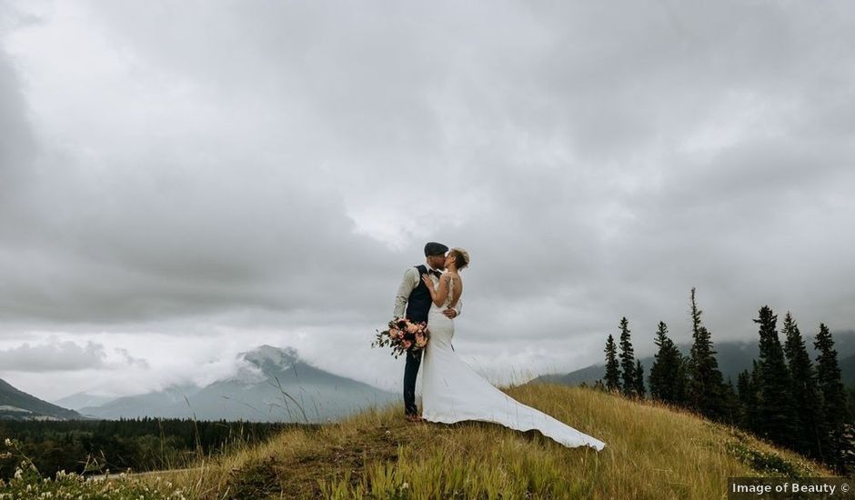 Chris and Michelle's wedding in Canmore, Alberta