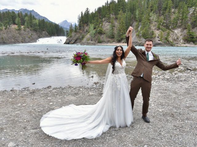 Michael and Alisha&apos;s wedding in Banff, Alberta 12
