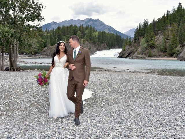 Michael and Alisha&apos;s wedding in Banff, Alberta 13