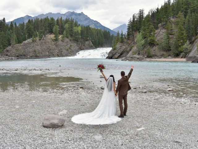 Michael and Alisha&apos;s wedding in Banff, Alberta 14