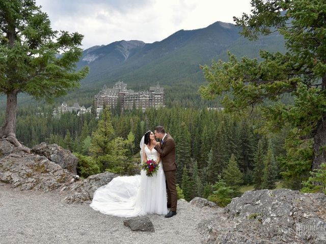 Michael and Alisha&apos;s wedding in Banff, Alberta 16