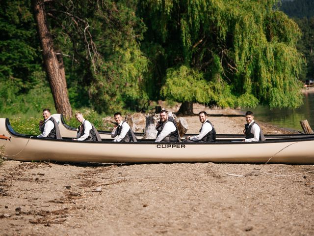 Morgan and Vanessa&apos;s wedding in Chase, British Columbia 12