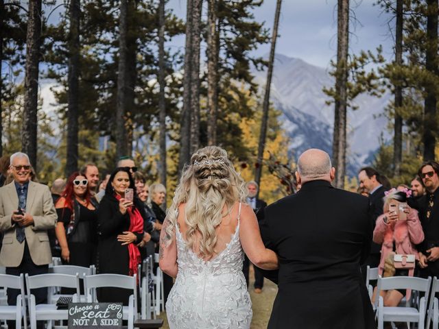 John and Ashlee&apos;s wedding in Canmore, Alberta 4