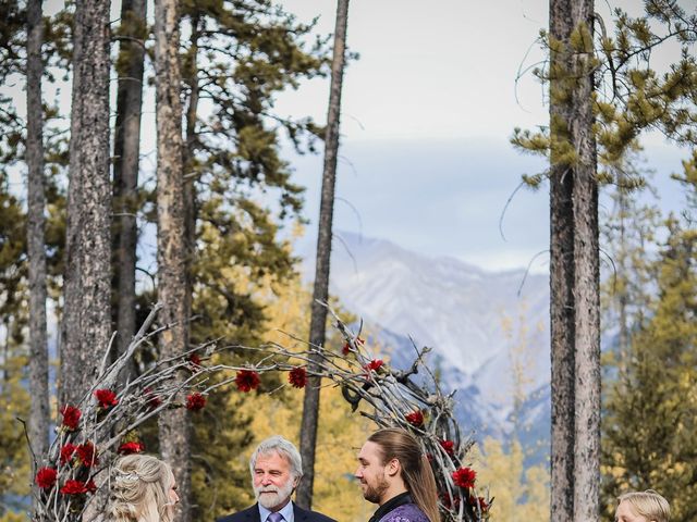 John and Ashlee&apos;s wedding in Canmore, Alberta 5