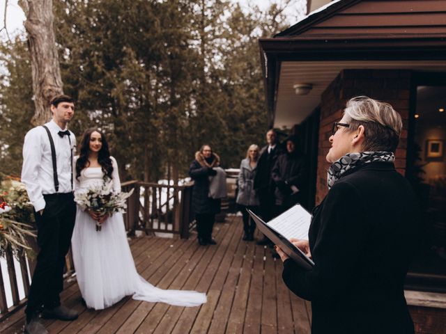 William and Nicole&apos;s wedding in Kawartha Lakes, Ontario 6