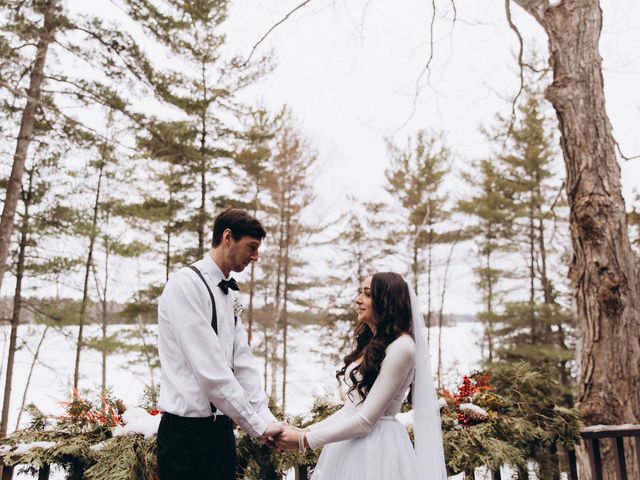 William and Nicole&apos;s wedding in Kawartha Lakes, Ontario 7