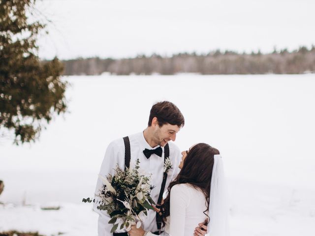 William and Nicole&apos;s wedding in Kawartha Lakes, Ontario 33
