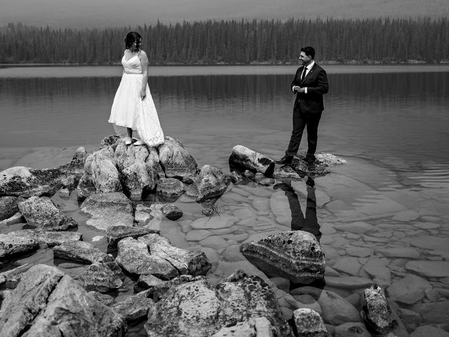 Kent and Janelle&apos;s wedding in Jasper, Alberta 13