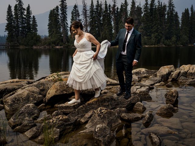 Kent and Janelle&apos;s wedding in Jasper, Alberta 14