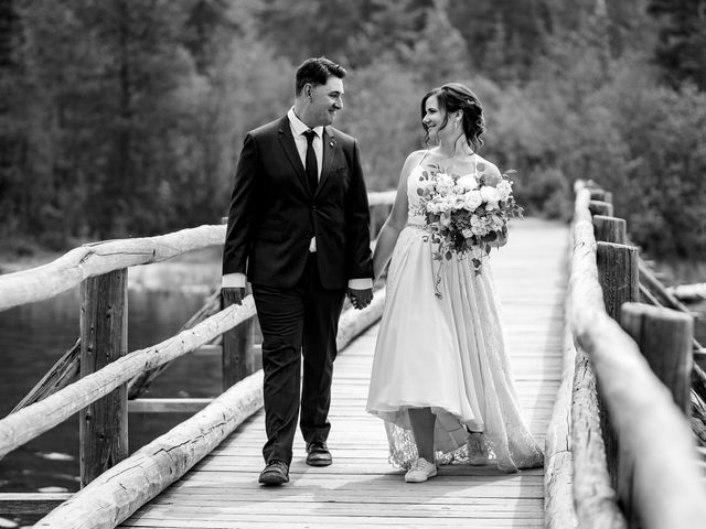 Kent and Janelle&apos;s wedding in Jasper, Alberta 19