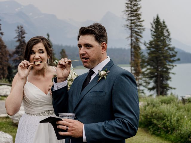 Kent and Janelle&apos;s wedding in Jasper, Alberta 31