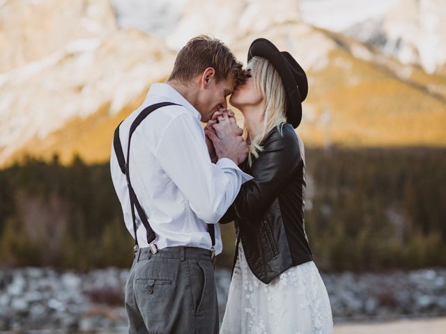Keith and Alicia&apos;s wedding in Canmore, Alberta 29