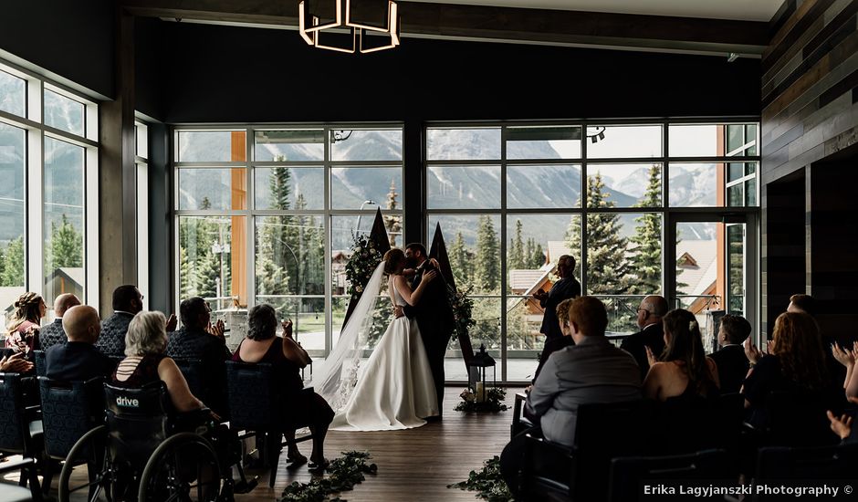 Tyler and Rebecca's wedding in Canmore, Alberta