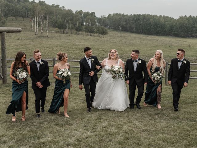 Cass and Hunter&apos;s wedding in Okotoks, Alberta 54
