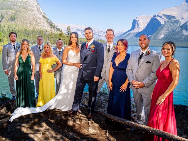 Matthew and Leslie&apos;s wedding in Banff, Alberta 1