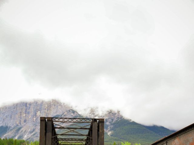 Julia and Scott&apos;s wedding in Canmore, Alberta 17