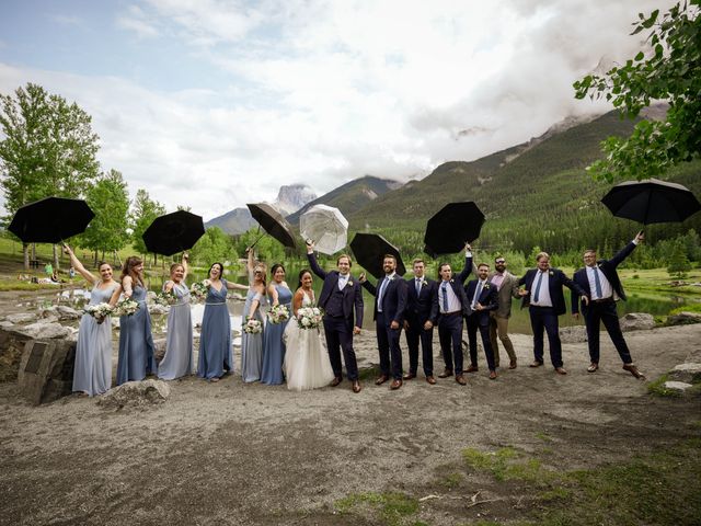 Julia and Scott&apos;s wedding in Canmore, Alberta 22