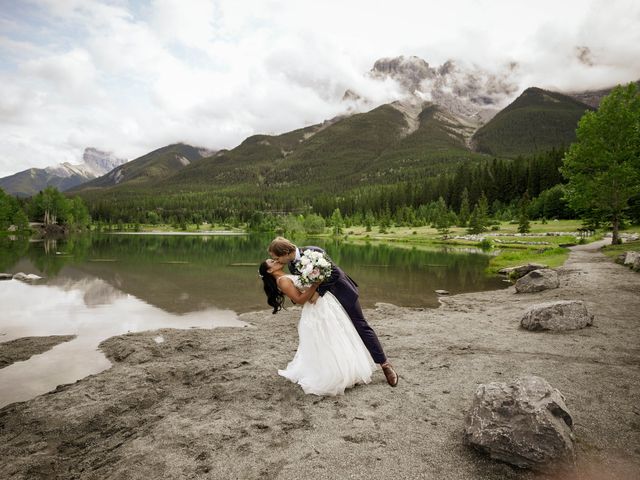 Julia and Scott&apos;s wedding in Canmore, Alberta 23