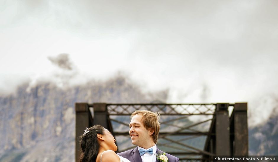 Julia and Scott's wedding in Canmore, Alberta