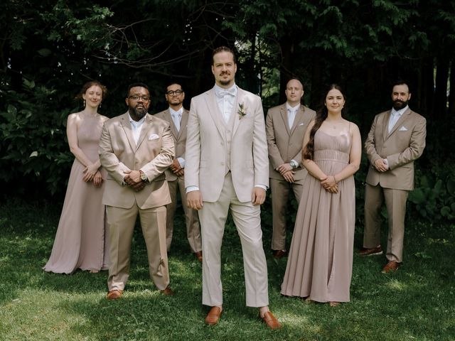 Vincent and Mikaela's wedding in Austin, Quebec 10
