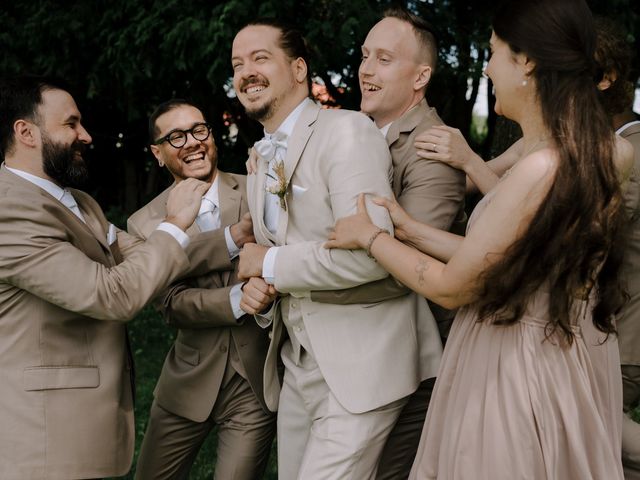 Vincent and Mikaela's wedding in Austin, Quebec 13