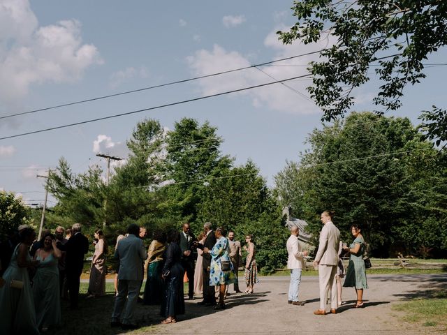 Vincent and Mikaela's wedding in Austin, Quebec 34