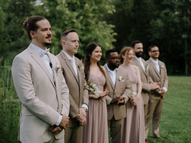 Vincent and Mikaela's wedding in Austin, Quebec 43