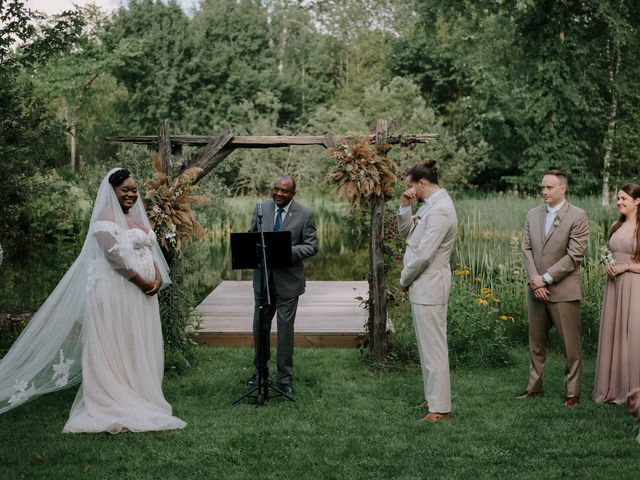 Vincent and Mikaela's wedding in Austin, Quebec 45
