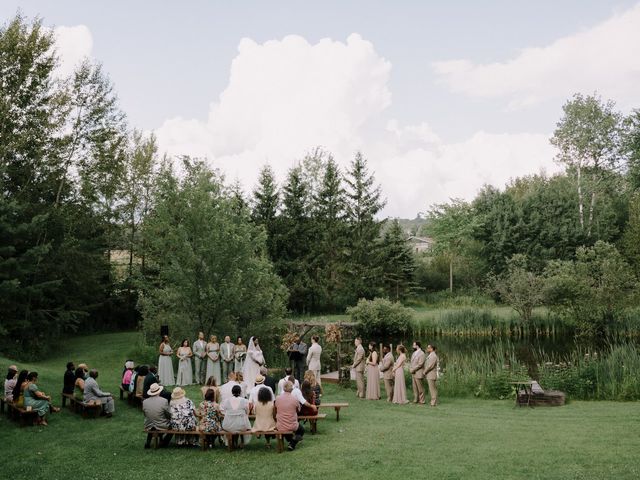 Vincent and Mikaela's wedding in Austin, Quebec 48