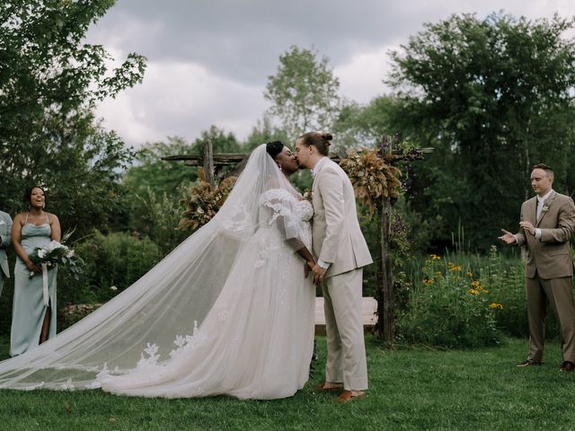 Vincent and Mikaela's wedding in Austin, Quebec 52