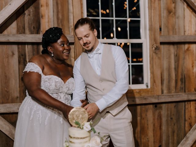 Vincent and Mikaela's wedding in Austin, Quebec 66