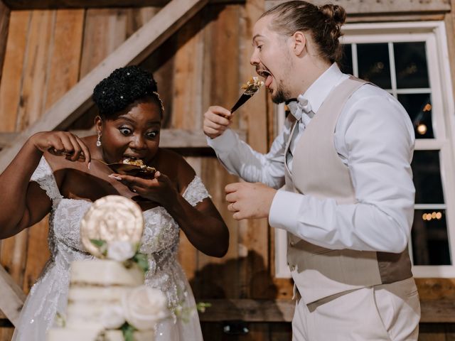 Vincent and Mikaela's wedding in Austin, Quebec 67