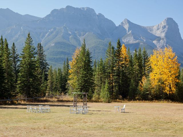 Chris Jones and Ashley Menzies&apos;s wedding in Canmore, Alberta 1