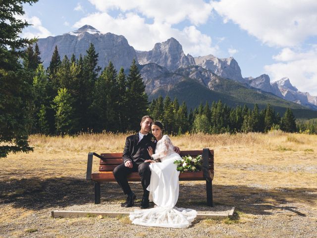 Tanner and Julia&apos;s wedding in Canmore, Alberta 21