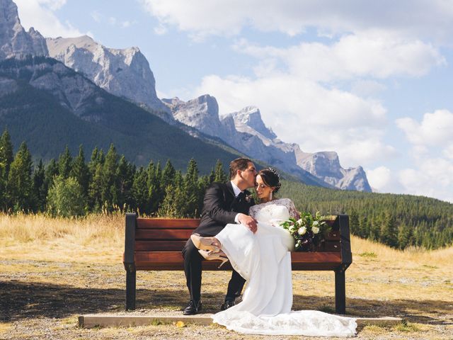 Tanner and Julia&apos;s wedding in Canmore, Alberta 28