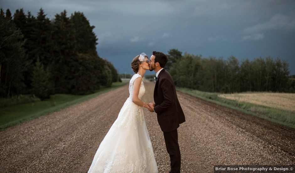 Steven and Kaylin's wedding in Stettler, Alberta